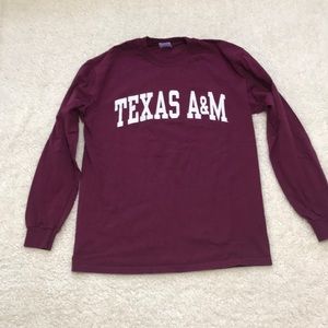 Texas A&M long sleeve tee